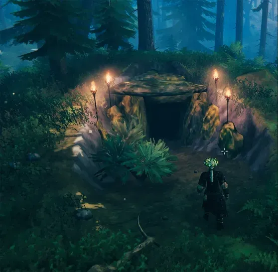 Photo: SirBowen / Valheim Wiki Smouldering Tomb