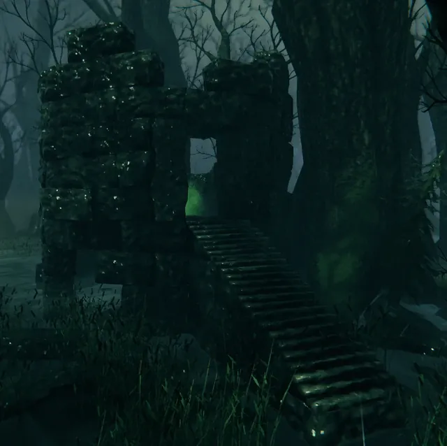 Photo: Cuikui / Valheim Wiki Swamp Runestone Tower